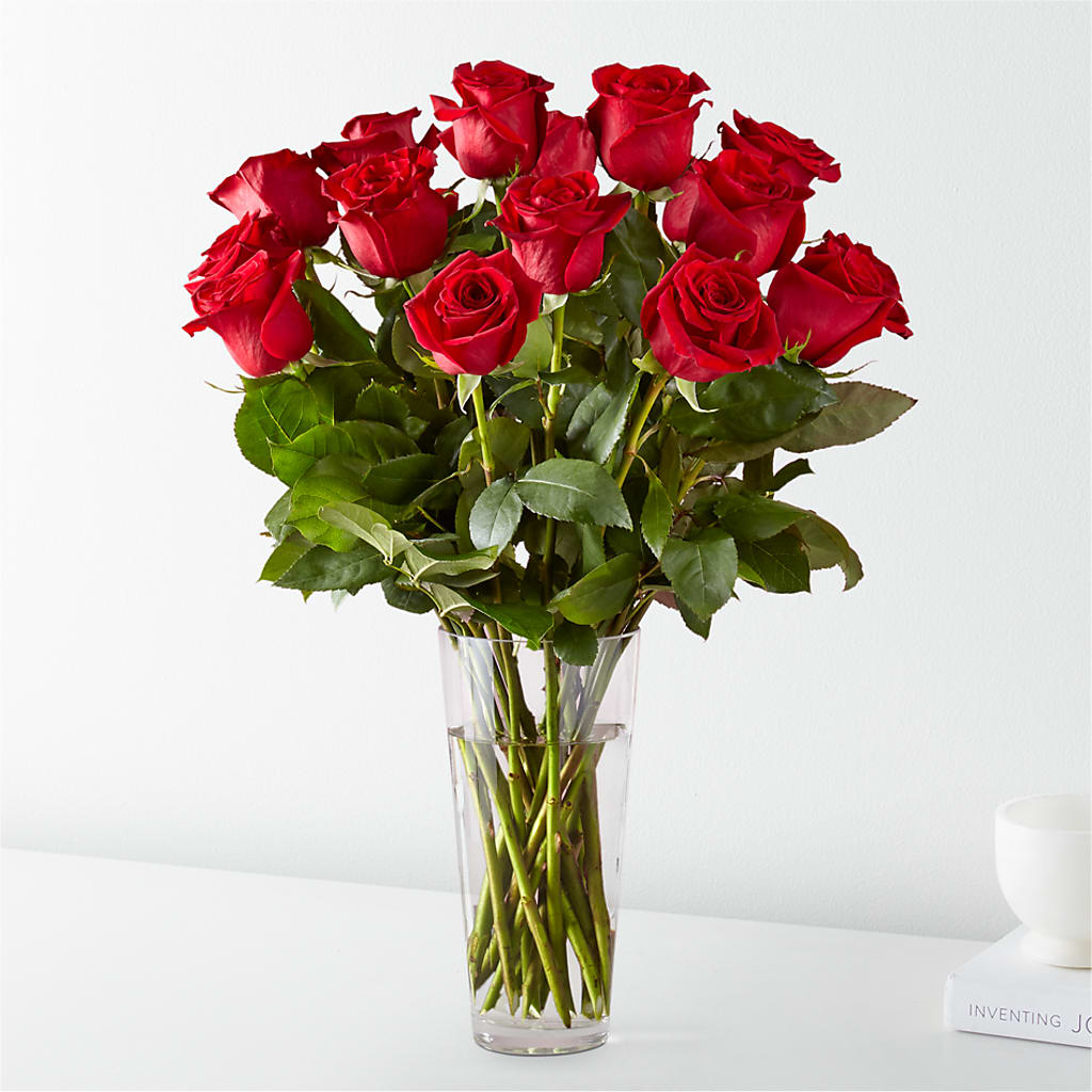 Long Stem Red Rose Bouquet – Maplewood Florist, Maplewood NJ