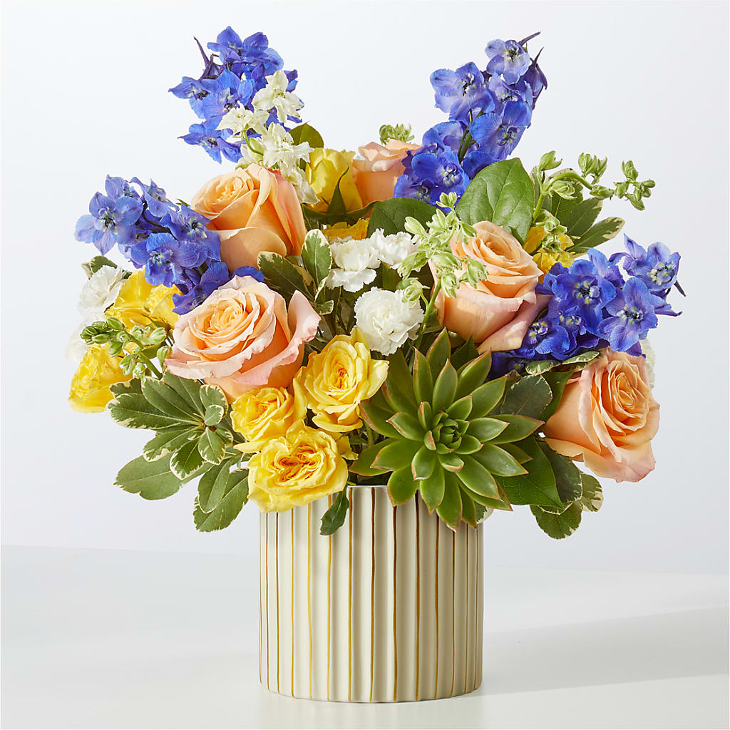 Cobalt Reverie Bouquet – Maplewood Florist, Maplewood NJ
