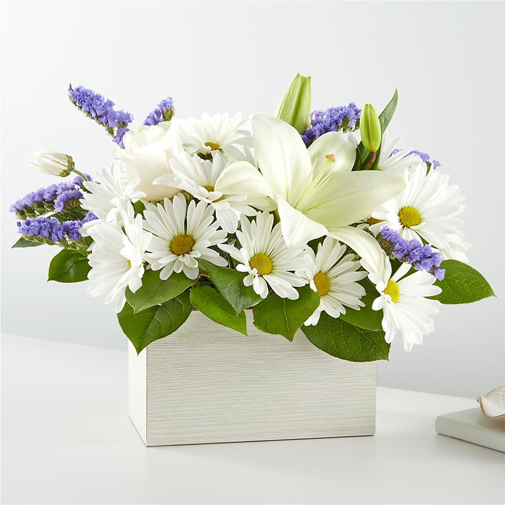 Beyond Blue Box Bouquet – Maplewood Florist, Maplewood NJ