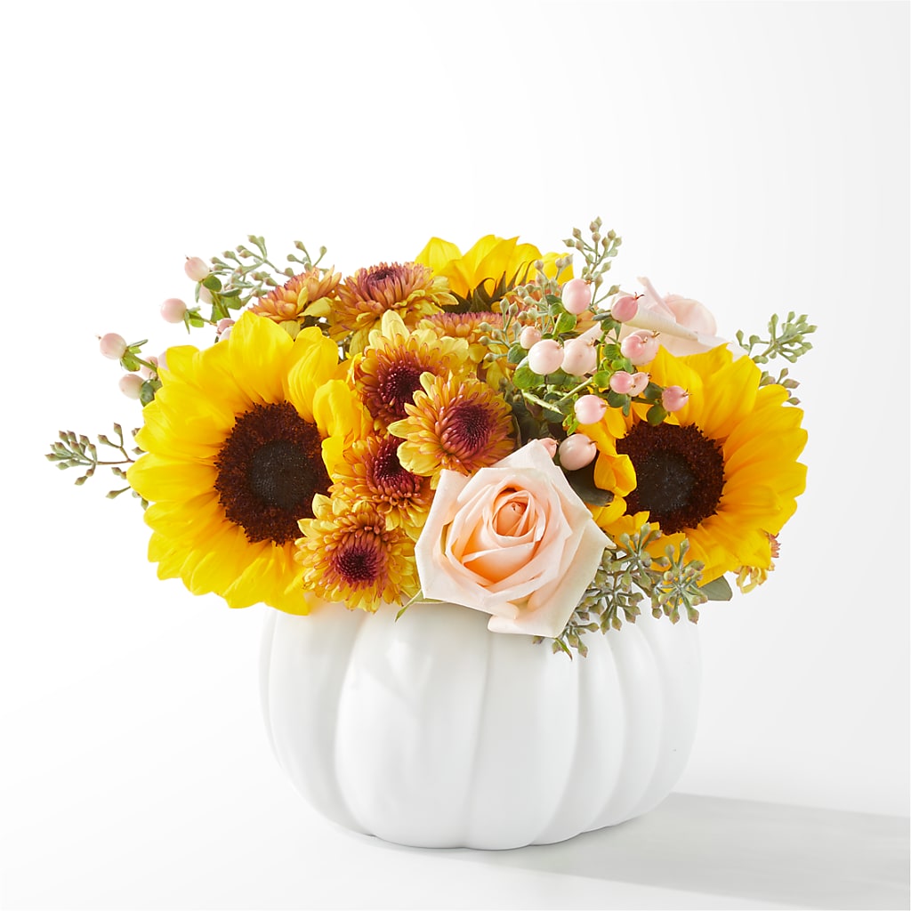 Pumpkin to Talk About Bouquet – Maplewood Florist, Maplewood NJ