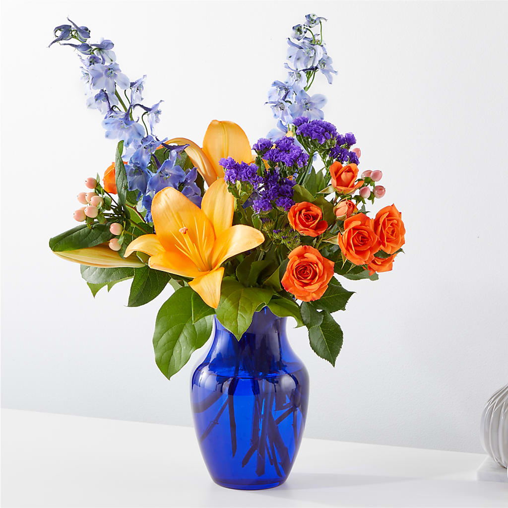 Radiant Citrus Bouquet – Maplewood Florist, Maplewood NJ