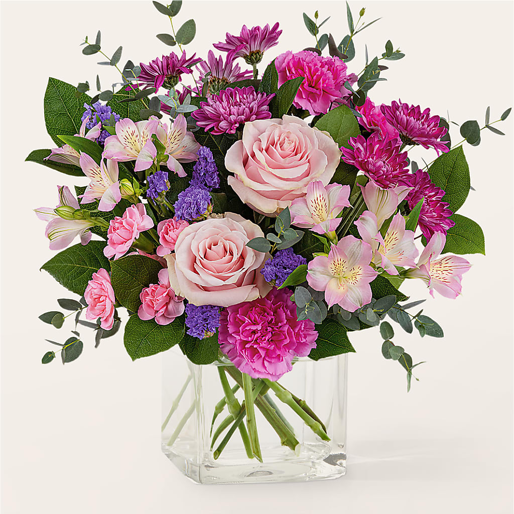 Rosy Radiance Bouquet – Maplewood Florist, Maplewood NJ