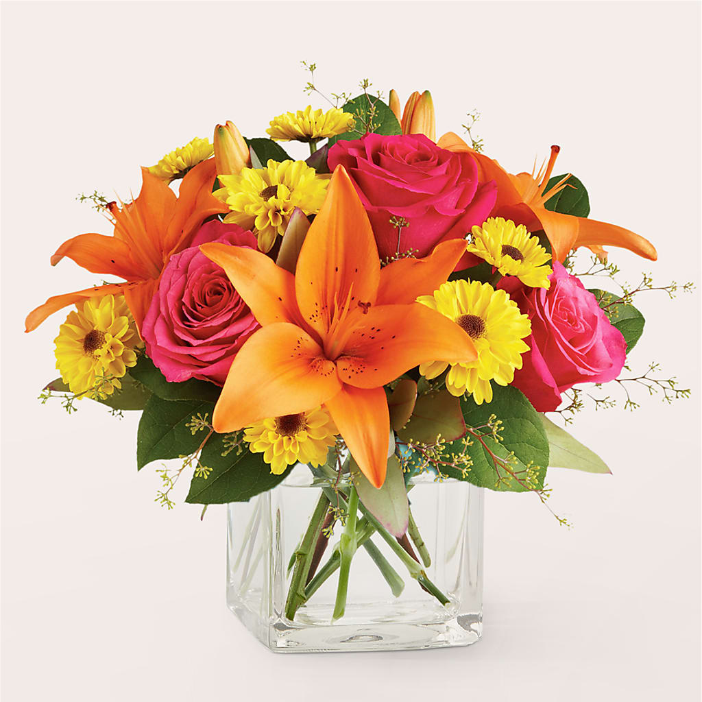 Neon Lights Bouquet – Maplewood Florist, Maplewood NJ