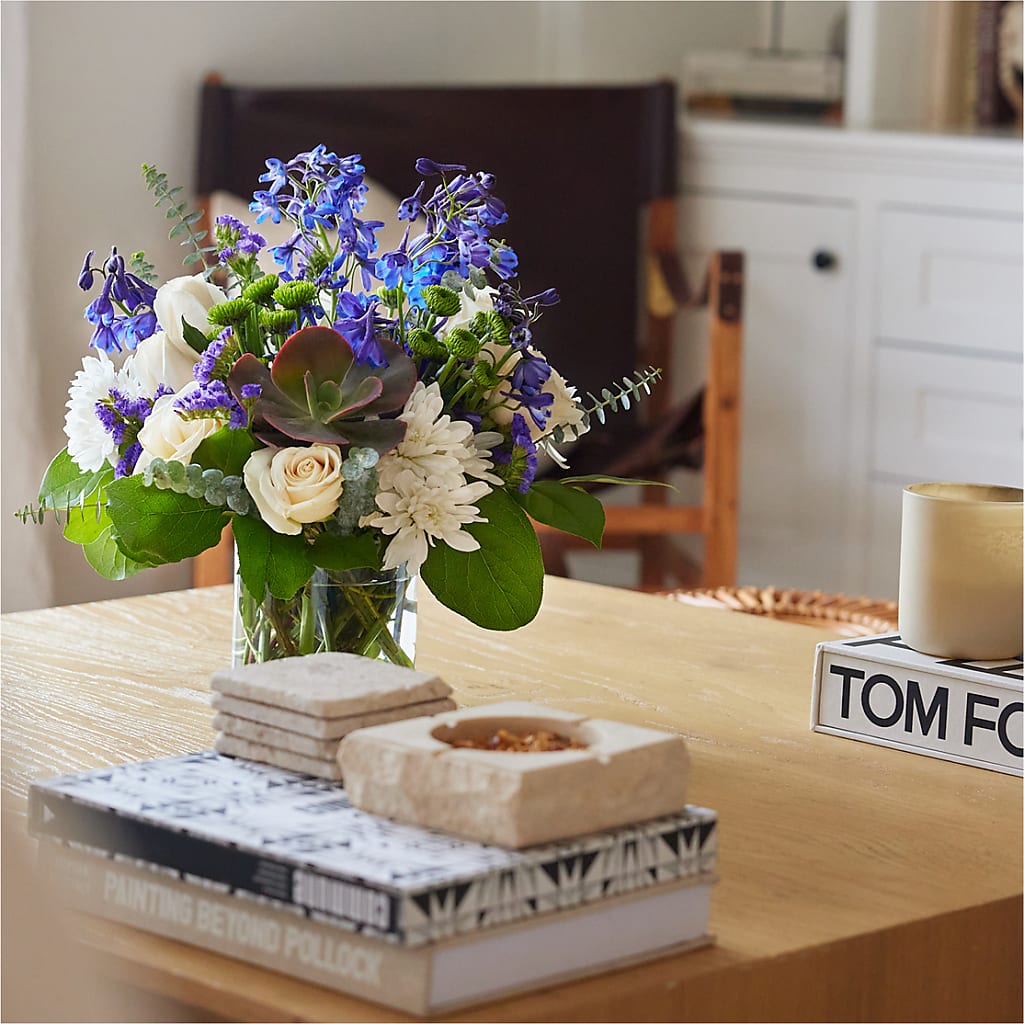 Cerulean Waves Bouquet – Maplewood Florist, Maplewood NJ