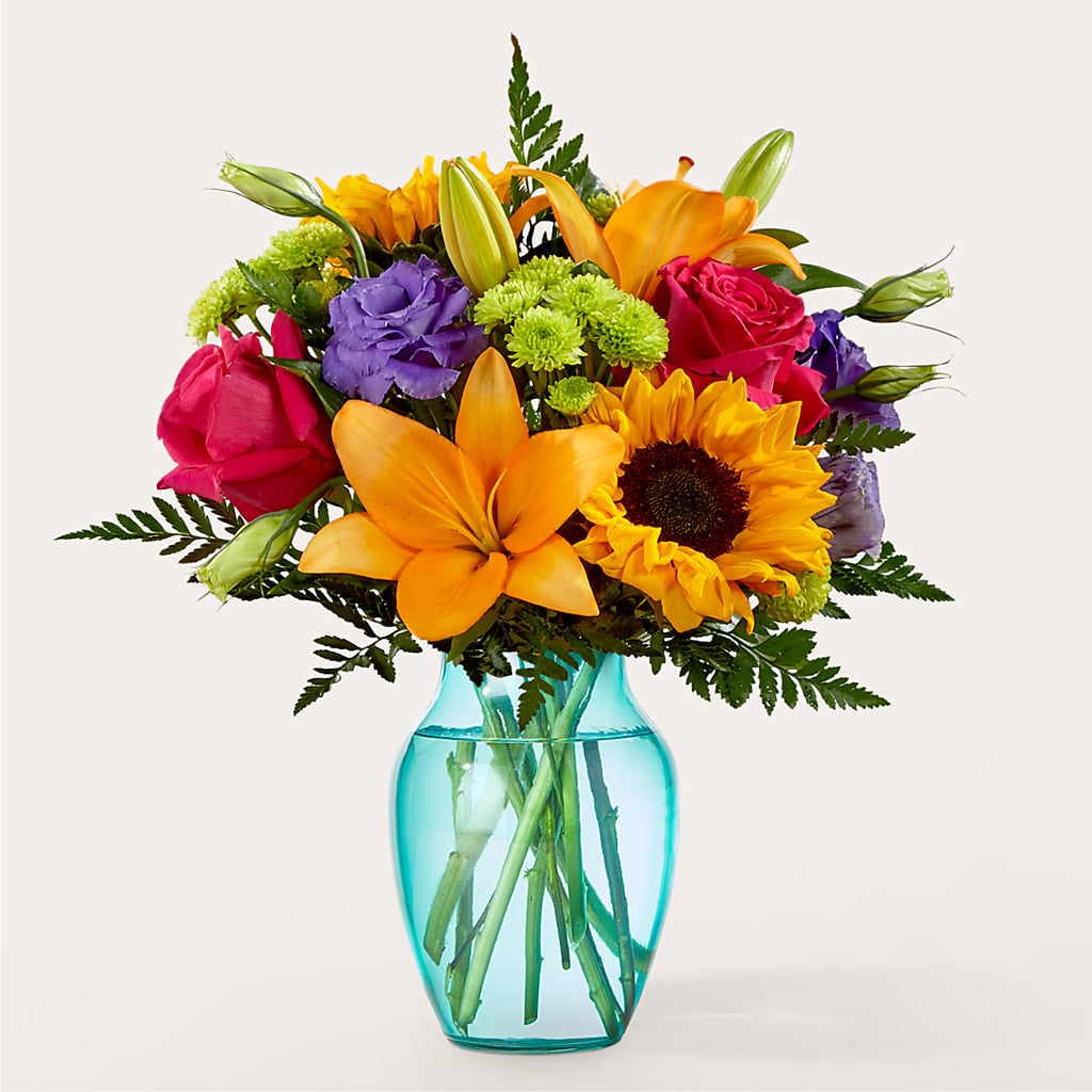 Double Rainbow Bouquet – Maplewood Florist, Maplewood NJ