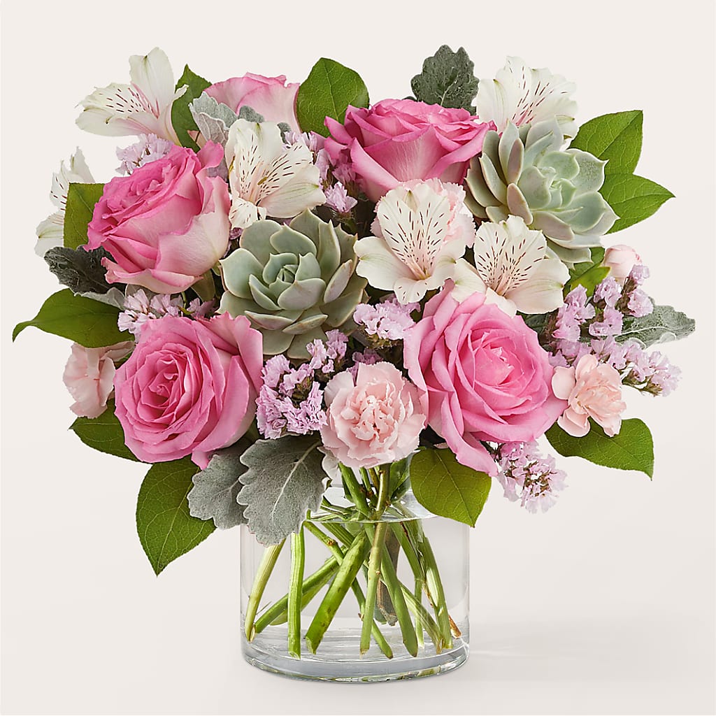 Dusty Rose Bouquet – Maplewood Florist, Maplewood NJ