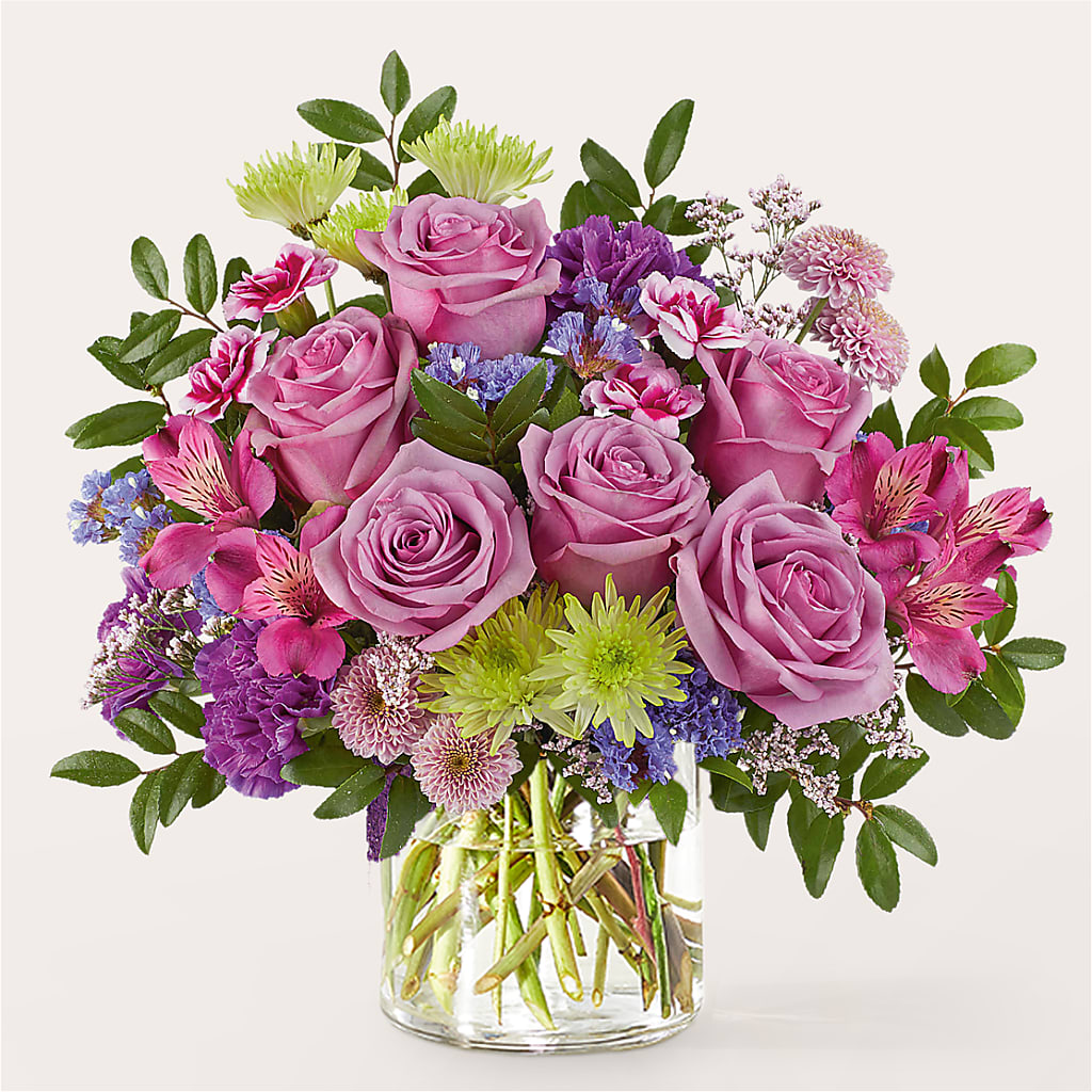 Glass Half Full Bouquet – Maplewood Florist, Maplewood NJ
