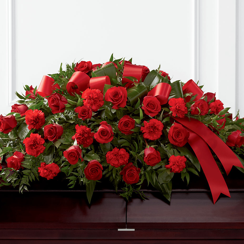 Tribute of Life Casket Spray – Maplewood Florist, Maplewood NJ