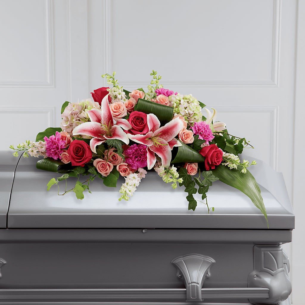 Splendid Grace Casket Spray – Maplewood Florist, Maplewood NJ