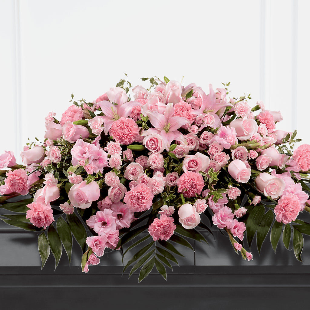 Garden of Comfort Casket Spray (Standard) – Maplewood Florist, Maplewood NJ