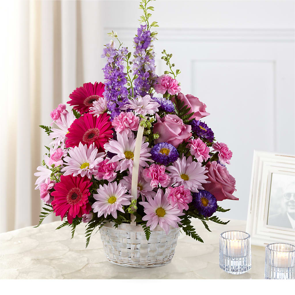 Pastel Peace Basket – Maplewood Florist, Maplewood NJ