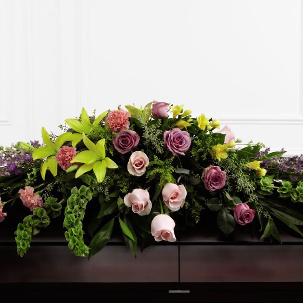 Forever Beloved Casket Spray – Maplewood Florist, Maplewood NJ