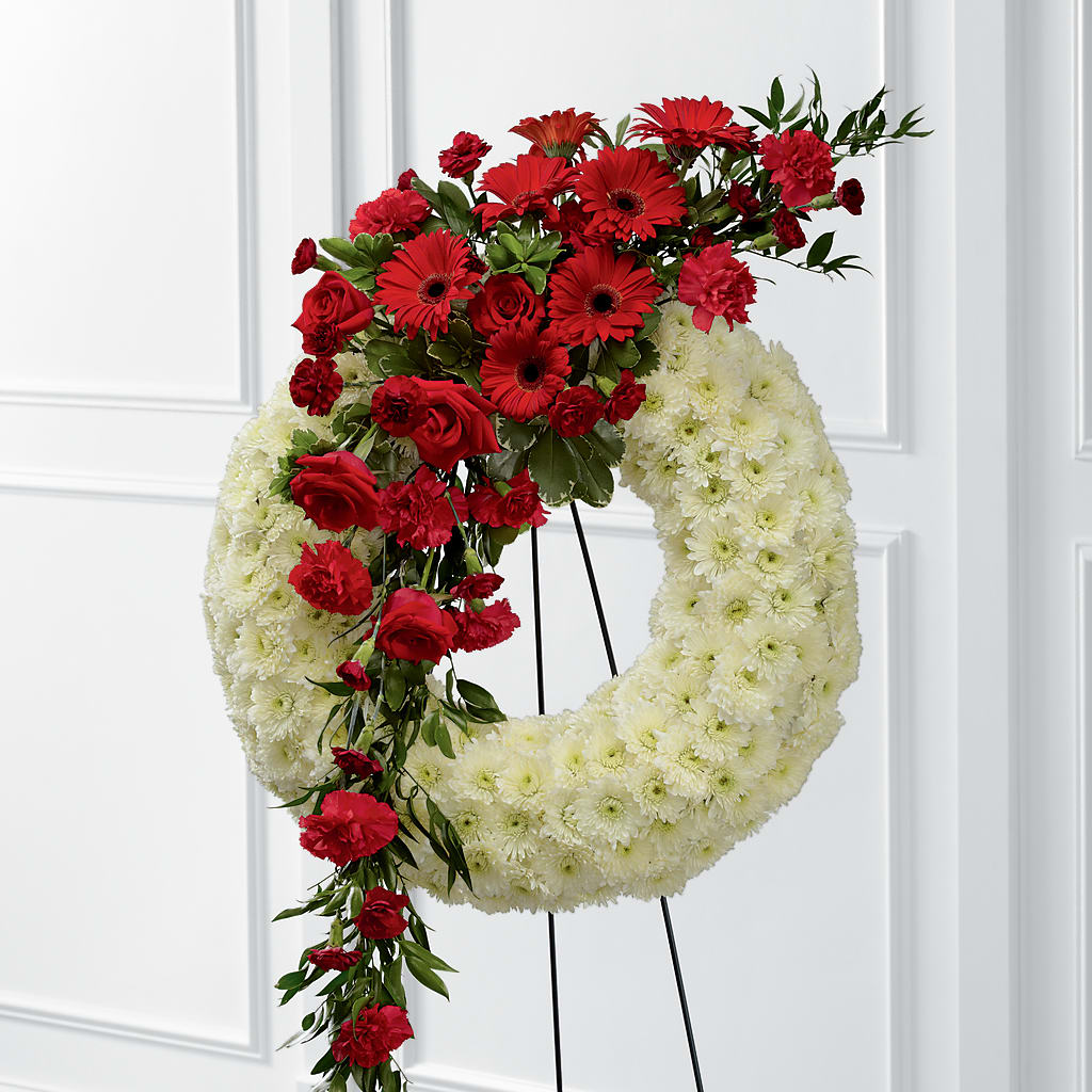 Graceful Tribute Wreath – Maplewood Florist, Maplewood NJ