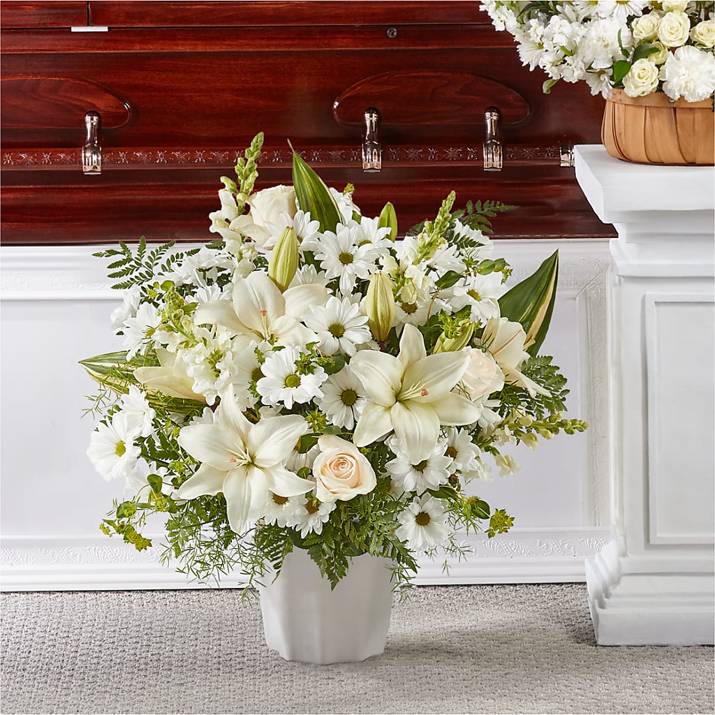 Thoughts of Tranquility Floor Basket – Maplewood Florist, Maplewood NJ