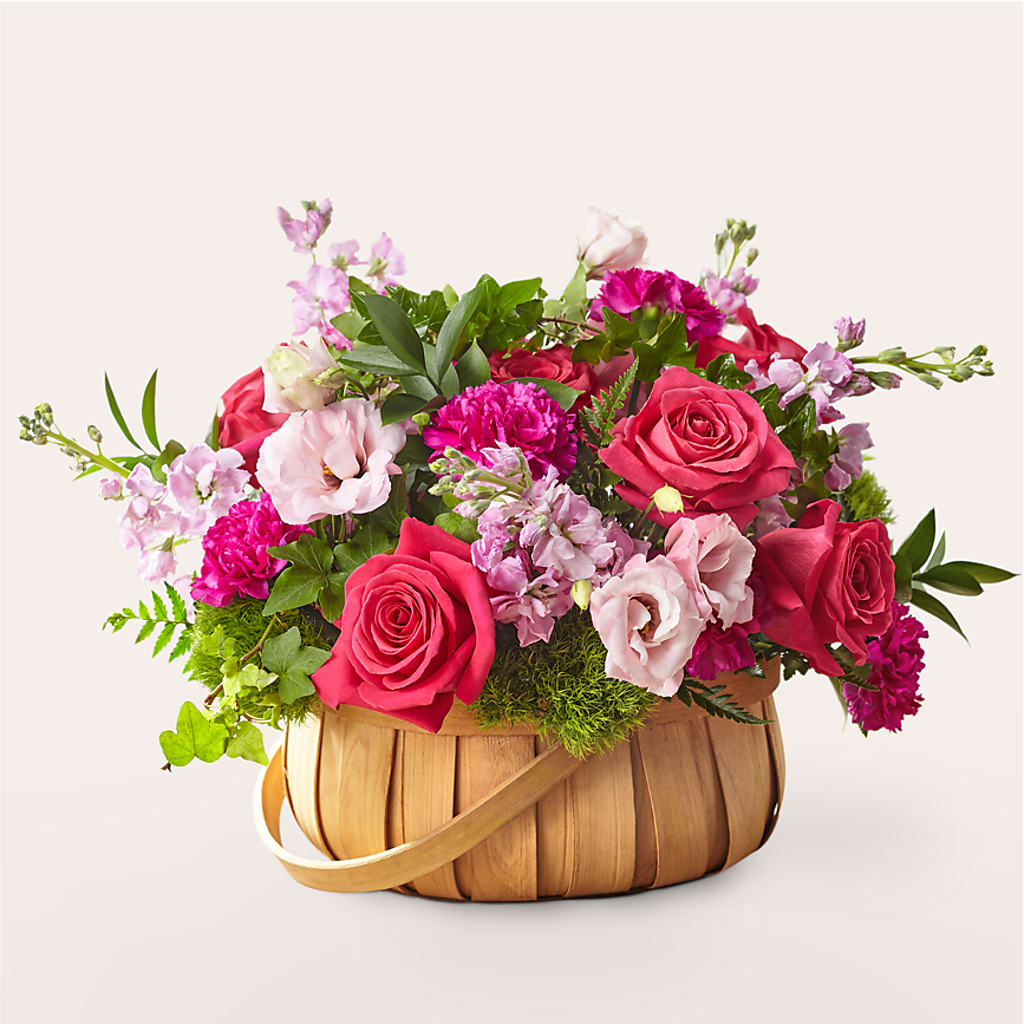 Radiance in Bloom Basket – Maplewood Florist, Maplewood NJ