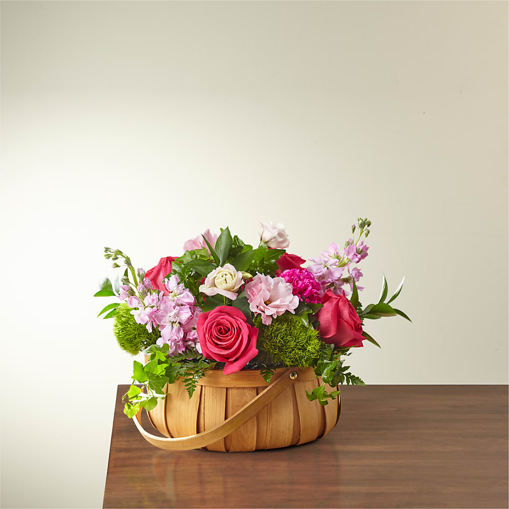 Radiance in Bloom Basket – Maplewood Florist, Maplewood NJ
