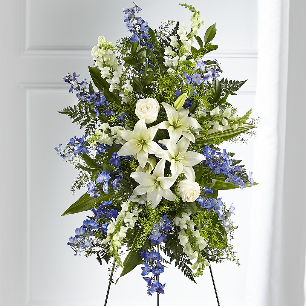 Faithful Friend Standing Spray – Maplewood Florist, Maplewood NJ