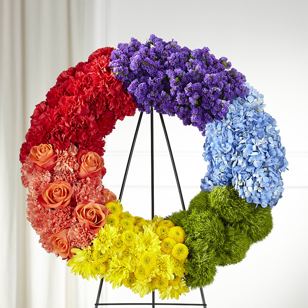 Circle of Love Wreath – Maplewood Florist, Maplewood NJ