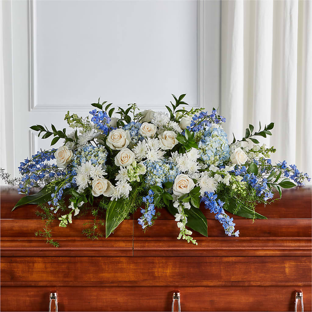 Timeless Essence Casket Spray – Maplewood Florist, Maplewood NJ