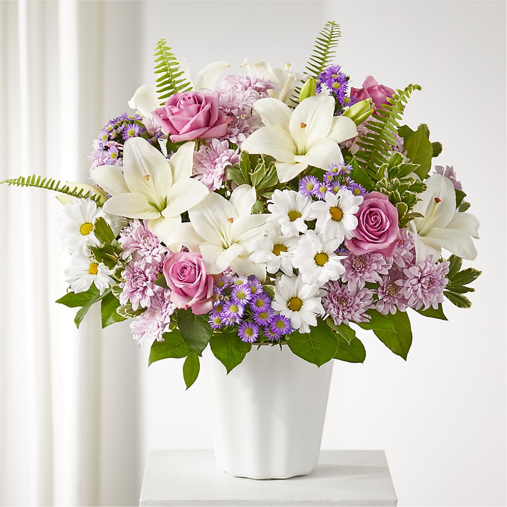 Warmest Thoughts Tabletop Basket – Maplewood Florist, Maplewood NJ