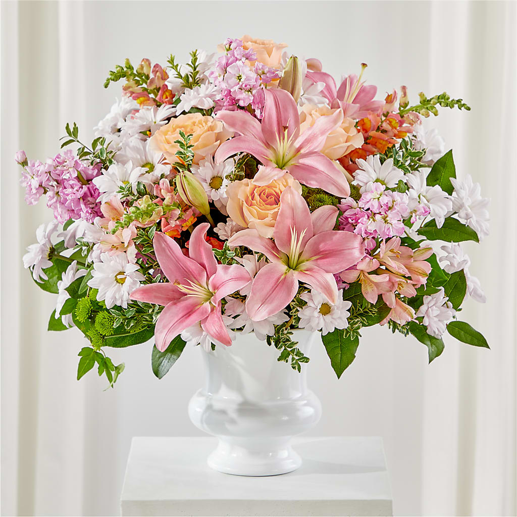 Heartfelt Gesture Urn Arrangement – Maplewood Florist, Maplewood NJ