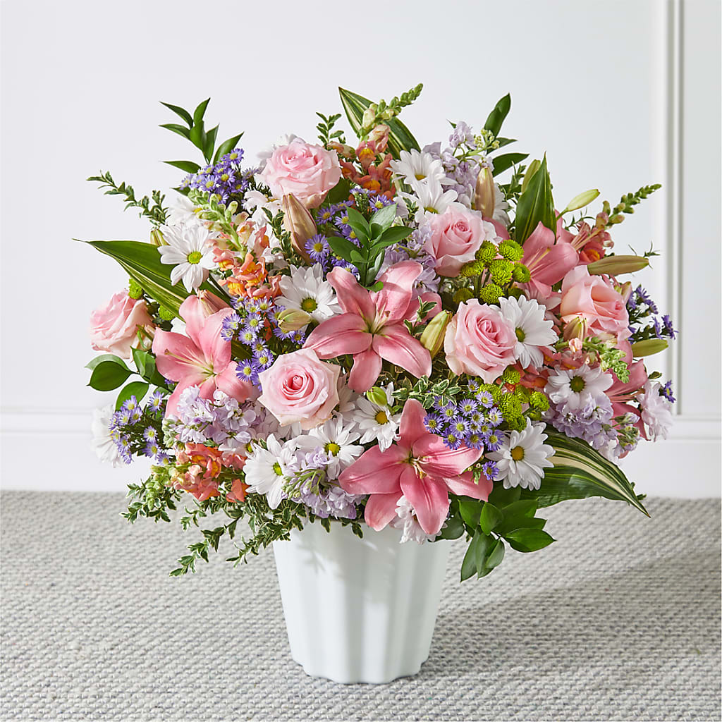 Abundant Compassion Floor Basket – Maplewood Florist, Maplewood NJ