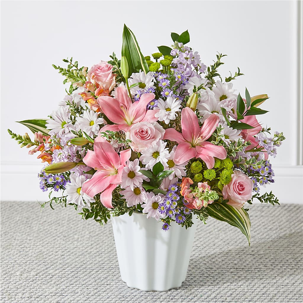Abundant Compassion Floor Basket – Maplewood Florist, Maplewood NJ