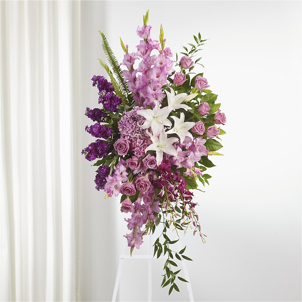 Never Alone Standing Spray – Maplewood Florist, Maplewood NJ