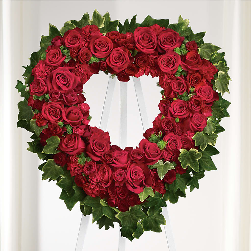 Wholehearted Standing Spray – Maplewood Florist, Maplewood NJ