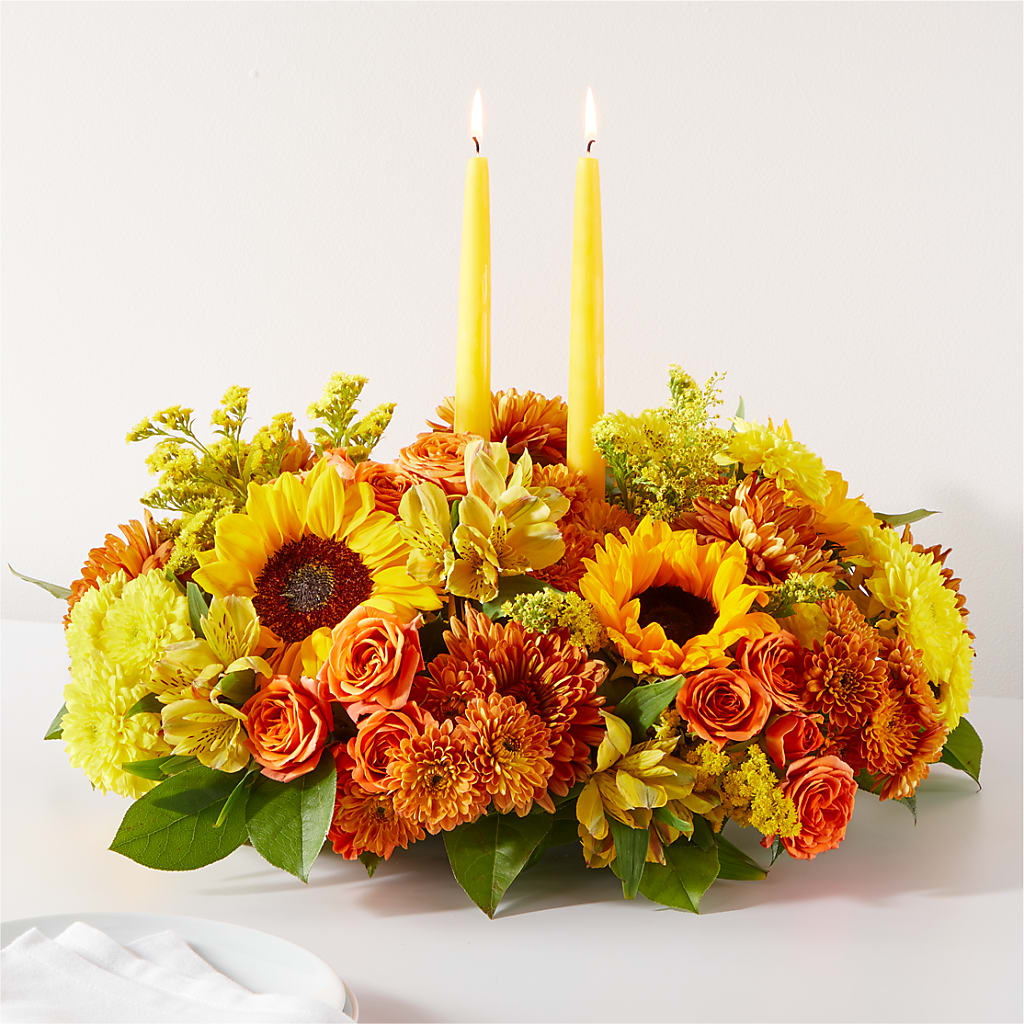 Autumn Harmony Centerpiece – Maplewood Florist, Maplewood NJ