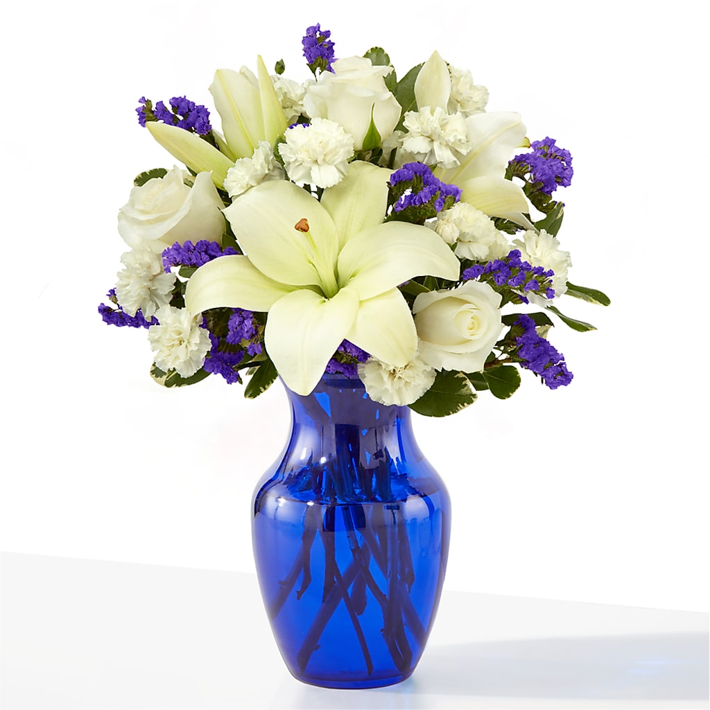 Sapphire Rush Bouquet – Maplewood Florist, Maplewood NJ