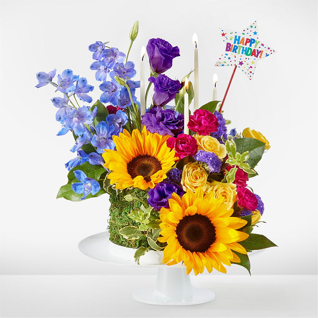 Star of the Day Floral Cake – Maplewood Florist, Maplewood NJ
