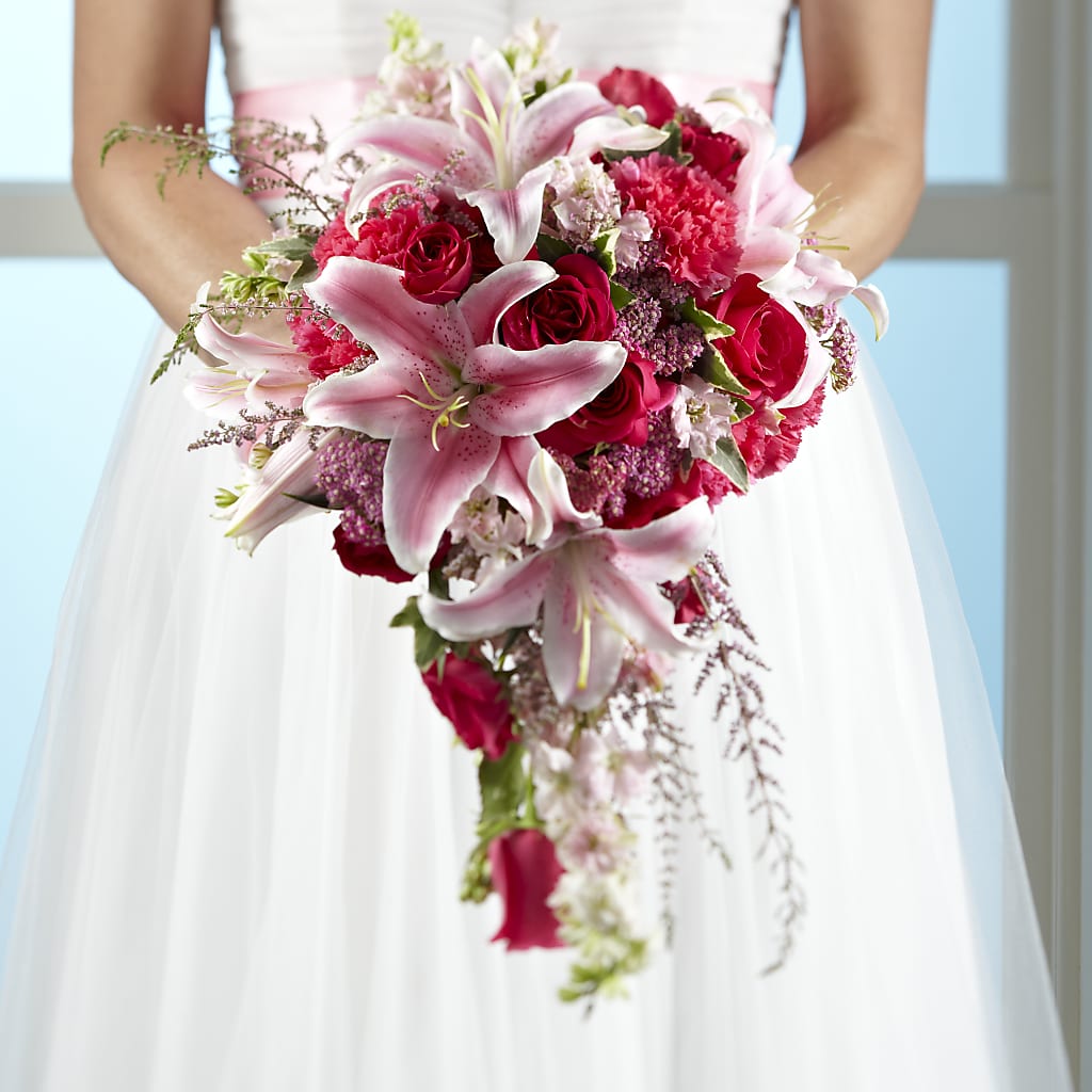 Lily & Rose Bouquet – Maplewood Florist, Maplewood NJ