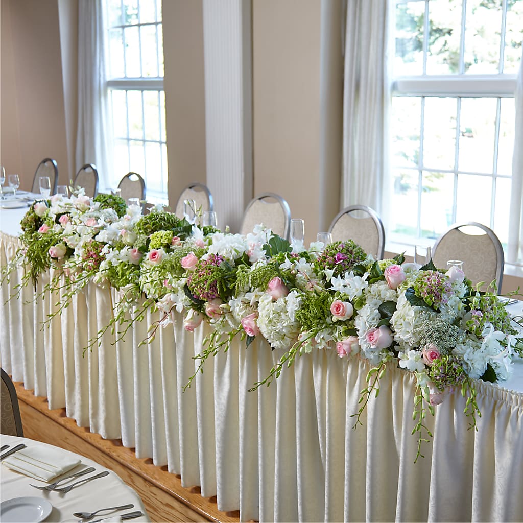 State of Joy Head Table Arrangement – Maplewood Florist, Maplewood NJ