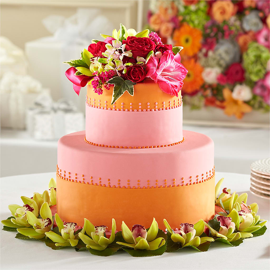 Sweet Citrus Cake Decor – Maplewood Florist, Maplewood NJ