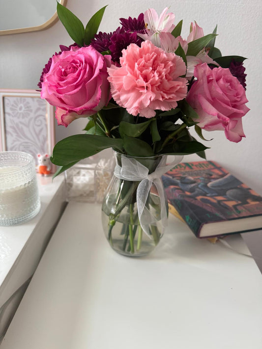Pink rose bouquet
