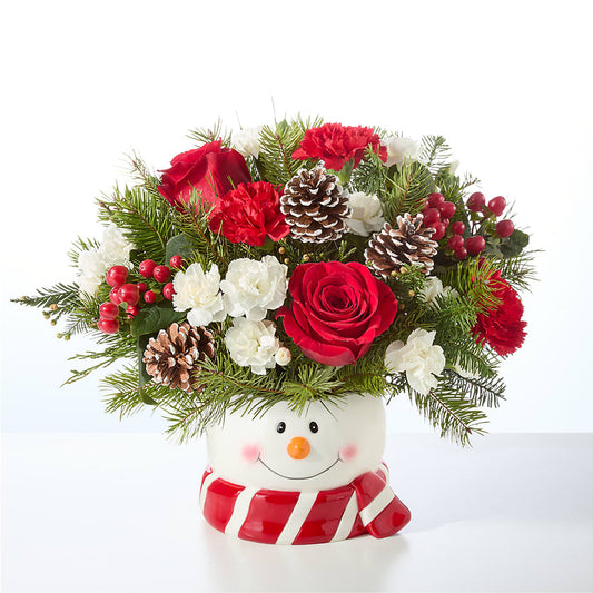 Jolly Snowman Bouquet –  Maplewood Florist, Maplewood NJ