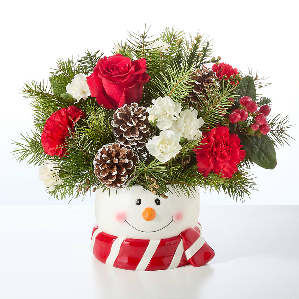Jolly Snowman Bouquet –  Maplewood Florist, Maplewood NJ