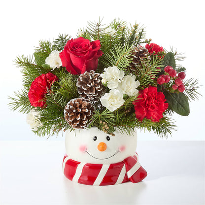 Jolly Snowman Bouquet –  Maplewood Florist, Maplewood NJ