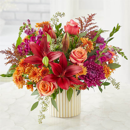 Burgundy Landscape Bouquet –  Maplewood Florist, Maplewood NJ