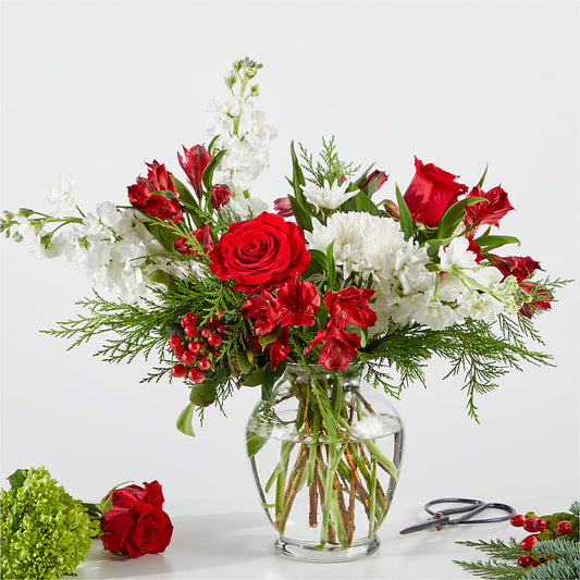 Merry Moment Bouquet – A Florist Original –  Maplewood Florist, Maplewood NJ