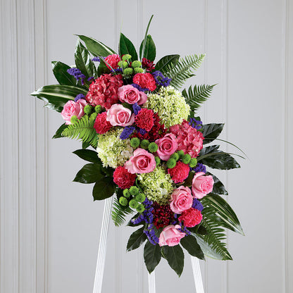 Refreshing Mix Standing Spray –  Maplewood Florist, Maplewood NJ