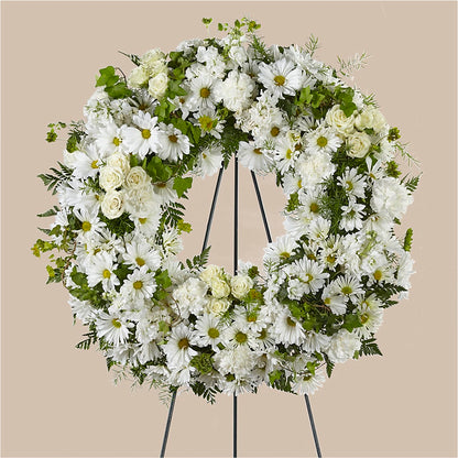 Faithful Wishes Wreath –  Maplewood Florist, Maplewood NJ
