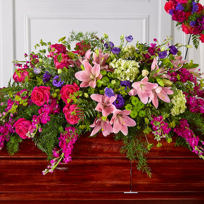Radiant Tribute Casket Spray –  Maplewood Florist, Maplewood NJ