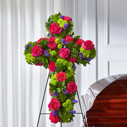 Tribute Rose Floral Cross –  Maplewood Florist, Maplewood NJ