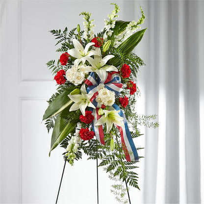 Stars of Life Standing Spray –  Maplewood Florist, Maplewood NJ