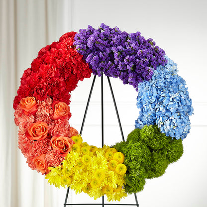 Circle of Love Wreath –  Maplewood Florist, Maplewood NJ
