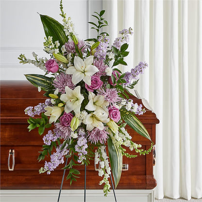 Grateful Hearts Standing Spray –  Maplewood Florist, Maplewood NJ