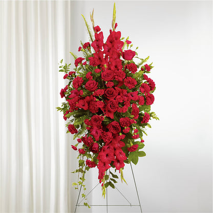 From the Heart Standing Spray –  Maplewood Florist, Maplewood NJ