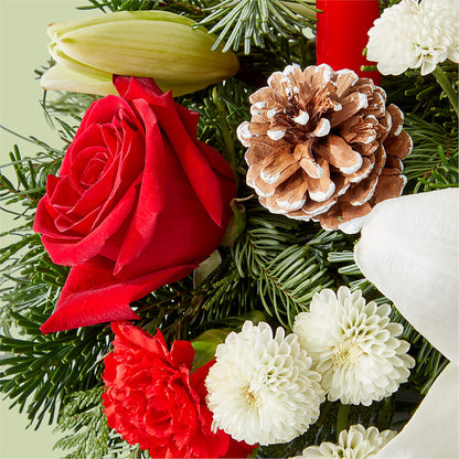 Seasonal Festivities Centerpiece –  Maplewood Florist, Maplewood NJ